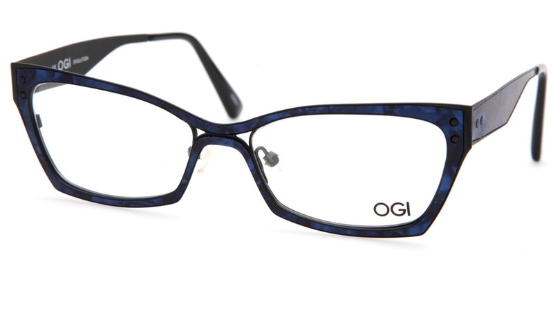 NEW OGI 4300 / 1589 Blue EYEGLASSES GLASSES 53-16-140 B32mm