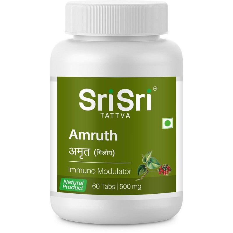 Sri Sri Tattva Ayurvedic Amrut / Amruth Tablets with Free Shipping