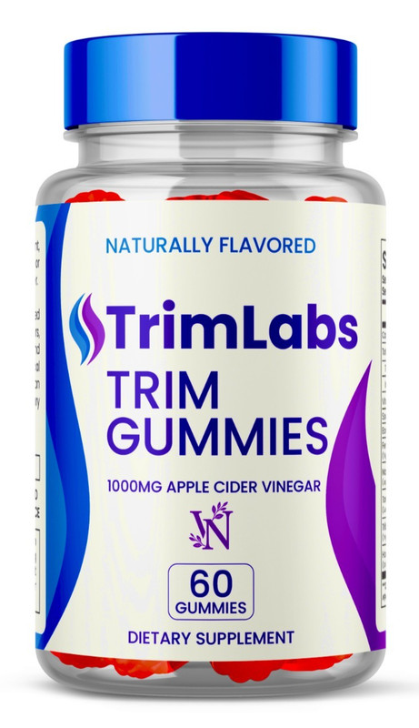 Trim Labs Trim Gummies Apple Cider Vinegar 60 Naturally Flavored Gummies