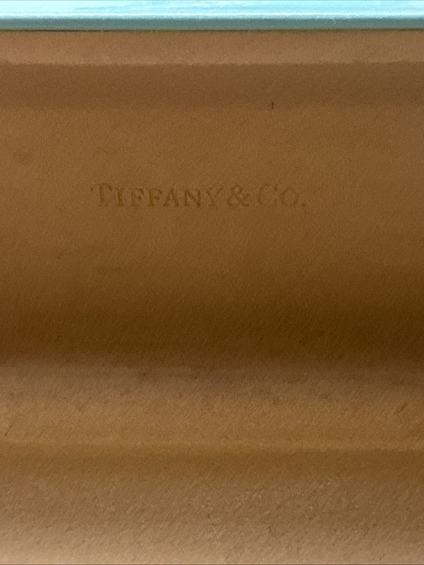 Tiffany & Co. Blue Hard Eyeglass Case Felt Lining for Glasses Sunglasses gallery