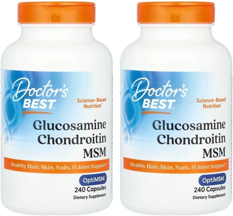 Joint Health Glucosamine Chondroitin MSM 240 Capsules 2 Pack Doctor s Best Women