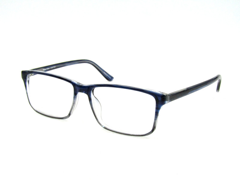 Modern Times CHAPTER Men’s Eyeglasses Frame, Crystal Blue. 57-17-150 (WIDE) #403