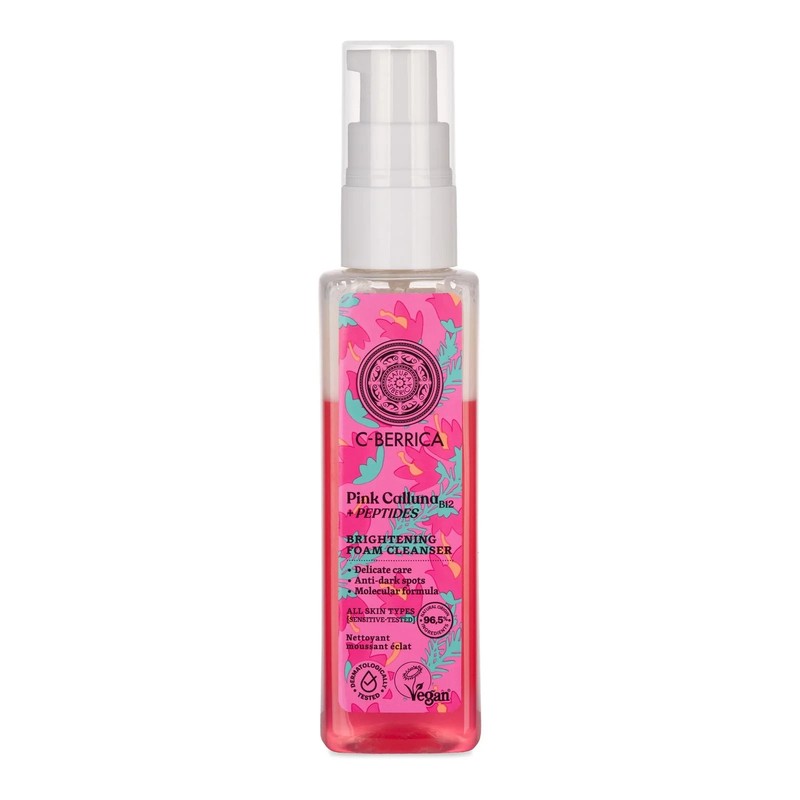 Natura Siberica C-Berrica Pink Calluna Brightening Foam Cleanser 150ml Face