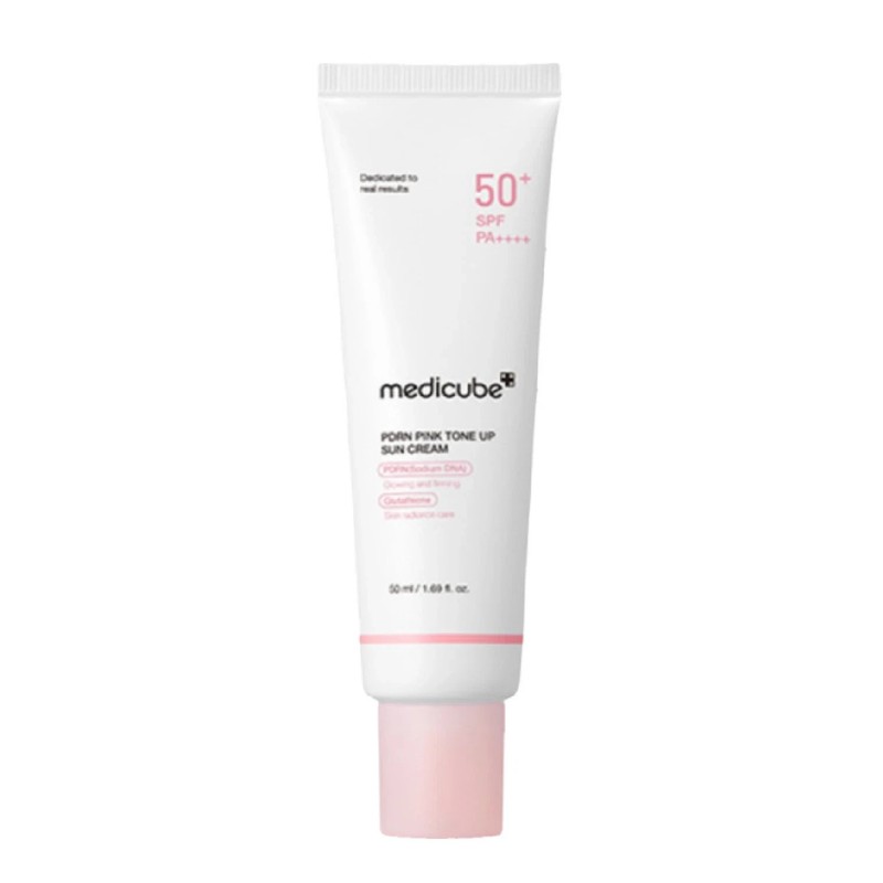 medicube PDRN Pink Tone Up Sun Cream w/Glutathione Glowing & Firming 50 ml (BN)