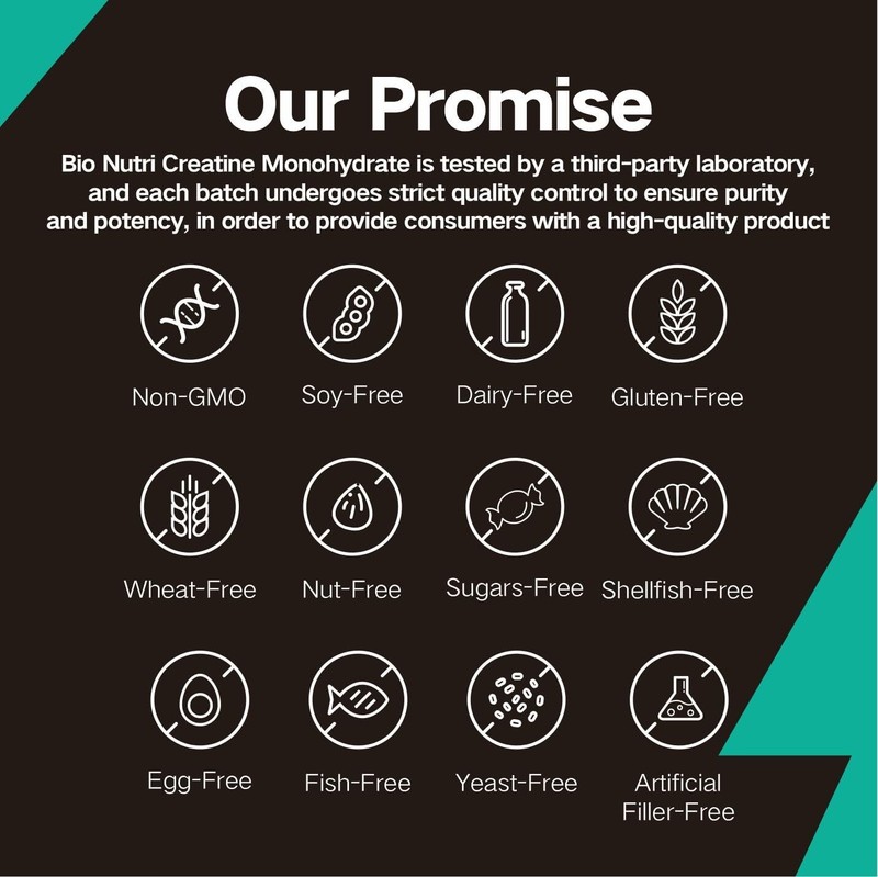 Bulk Creatine Monohydrate Micronized Powder 500Gram, 5000mg Per Serving gallery