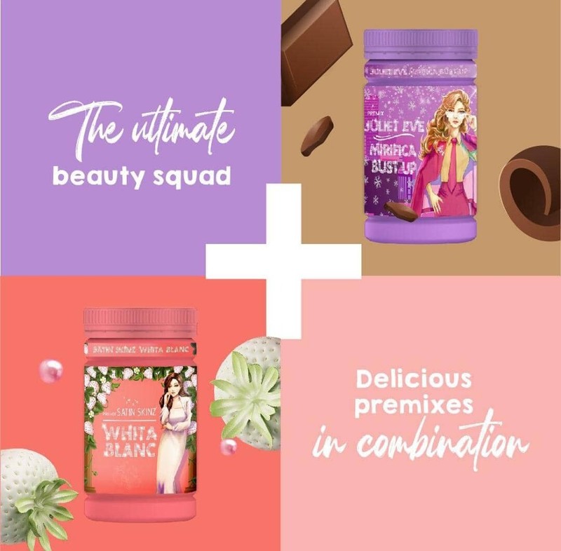 🆕 [COMBO] SATIN SKINZ WHITA BLANC COLLAGEN + JULIET EVE MIRIFICA BUST UP gallery