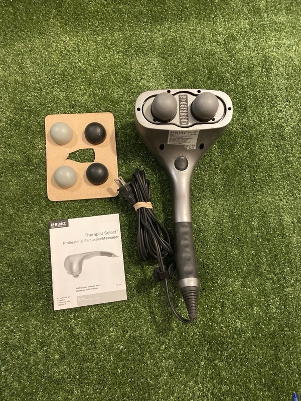 Homedics Percussion Massager Model # PA-100 Therapist Select 3 Attachments