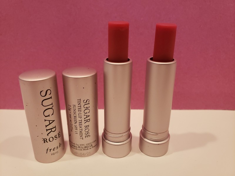 Fresh - Lot of 2 - Tinted Lip Treatment SPF 15 - Sugar Rose - 0.07 Oz - 4/21 gallery