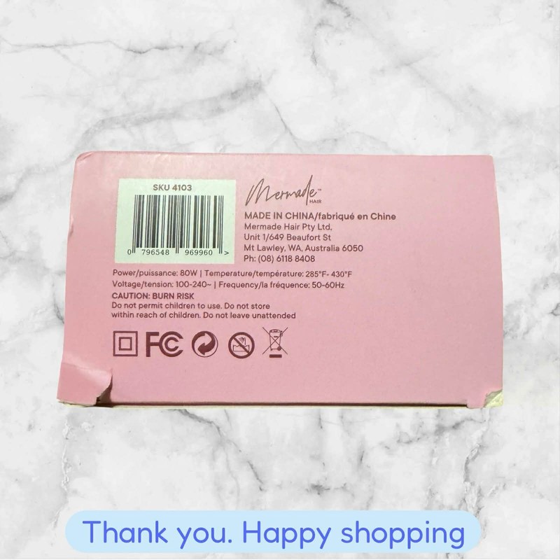 Mermade Hair 1" The Double Waver Pink NEW SHIPPING gallery