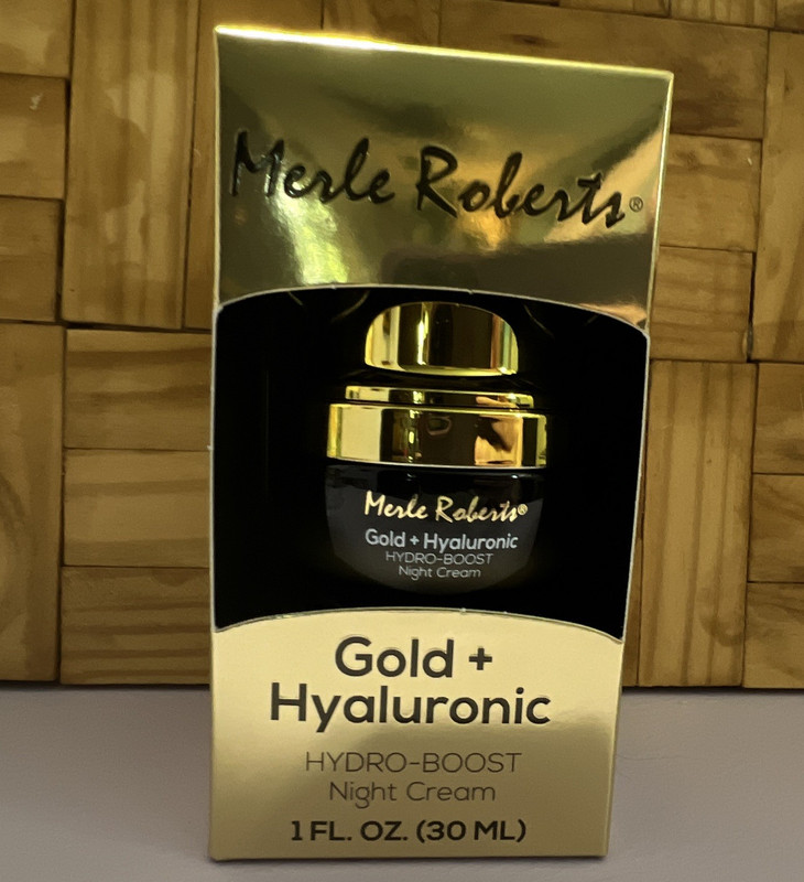 Merle Roberts Gold + Hyaluronic Hydro-Boost Hydrating Night Cream 1 fl oz