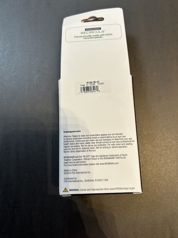Foster Grant Ironman Reading Glasses 3.00 Strength New gallery