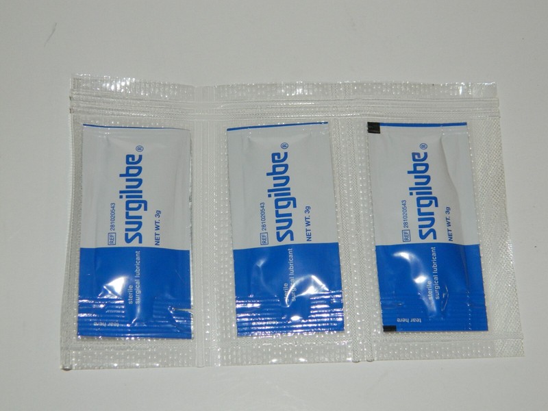 Three (3) Surgilube Lubricating Jelly Sterile 3 g Individual Packets gallery