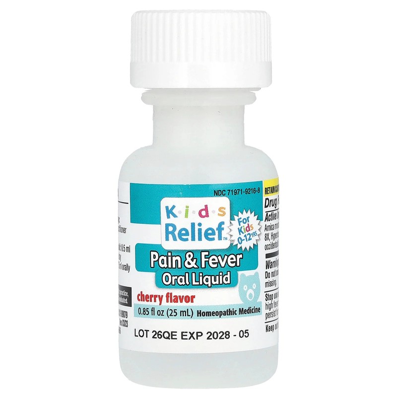 Kids Relief, Pain & Fever Oral Liquid, For Kids 0-12 Yrs, Cherry, 0.85 fl oz (25 gallery