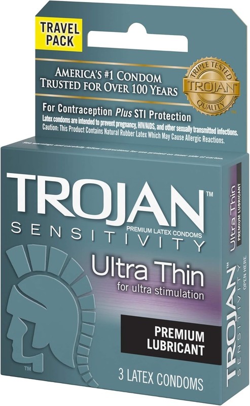 3 Pack Trojan Ultra Thin Lubricated Condoms | 25% Thinner for Ultimate Sensation gallery