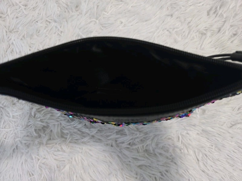 Victoria's Secret | Sequin Clutch / Makeup Bag gallery