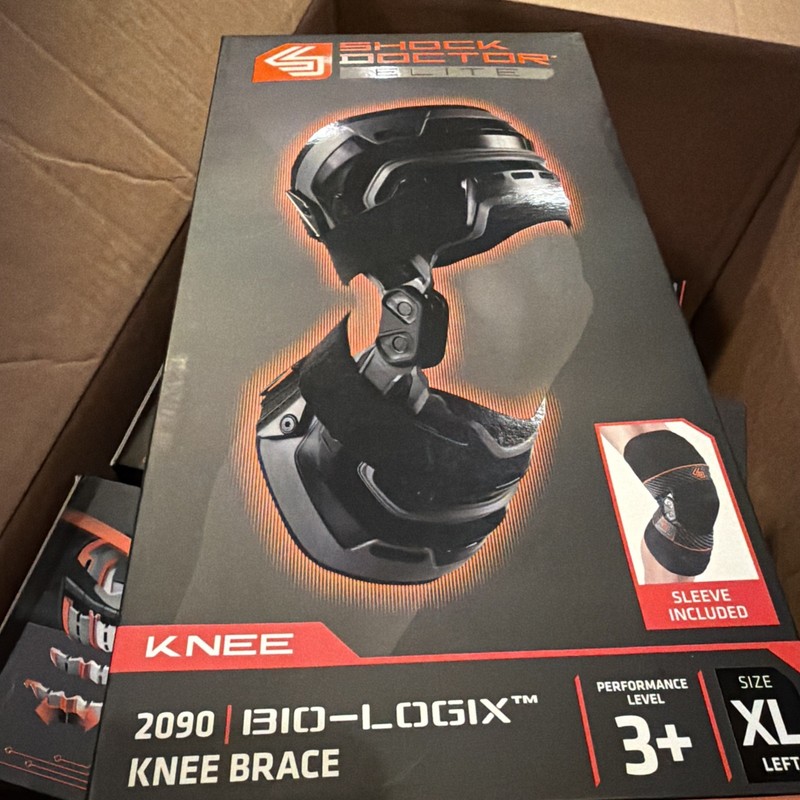 Shock Doctor Elite Knee Brace 2090 Bio Logix size X-large left side 14.5-15.5”
