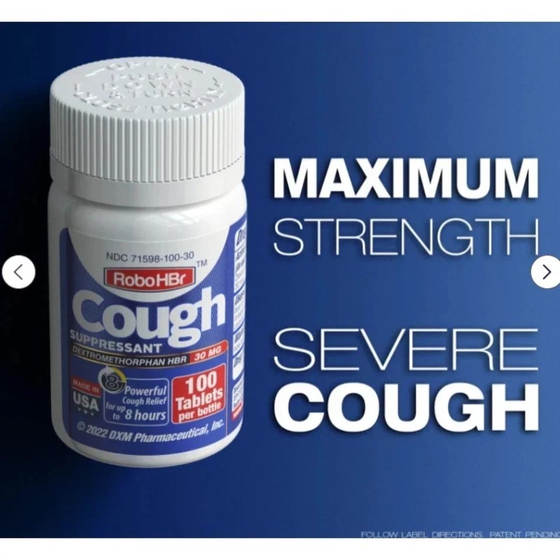 3 PACK Cough Suppressant 100 Tablets 30mg Dextromethorphan HBr gallery