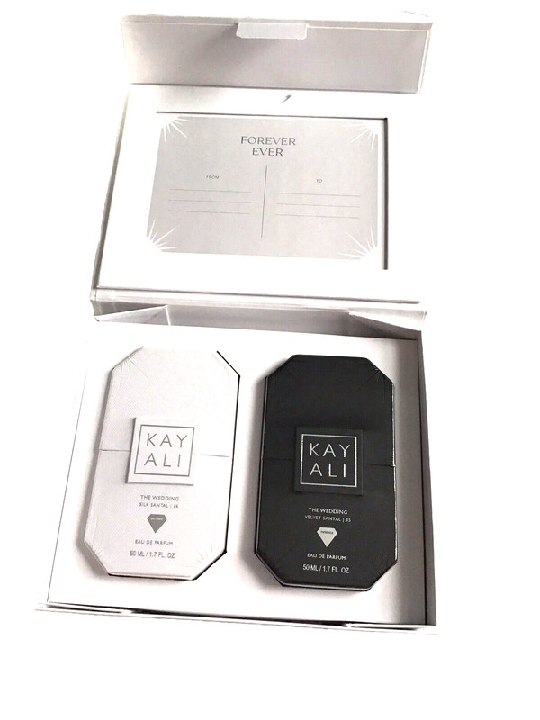 NEW Kayali Limited Editions Wedding Gift Set Silk Santal 36 + Velvet Santal 35