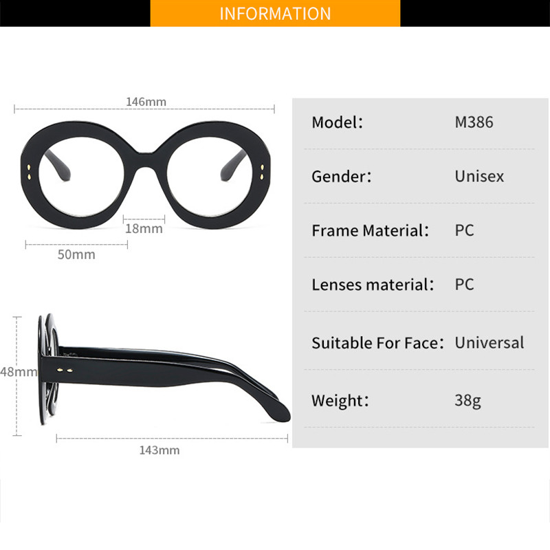 Women Round Blue Light Blocking Reading Glasses Clear Lens Full Frame Glasses gallery