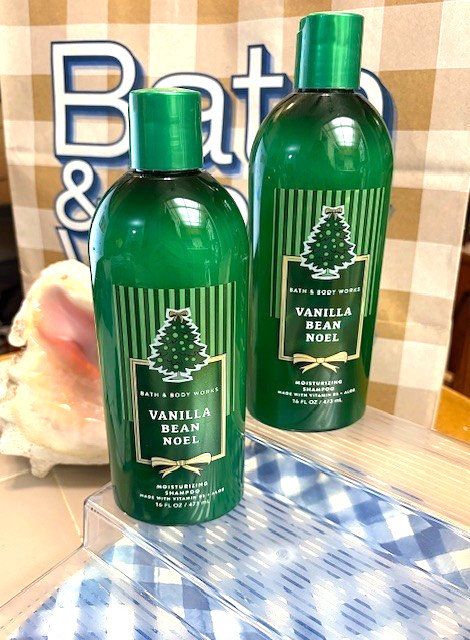 NEW! Bath & Body Works VANILLA BEAN NOEL SHAMPOO (JUMBO SIZE – 16 fl oz) 2-PACK