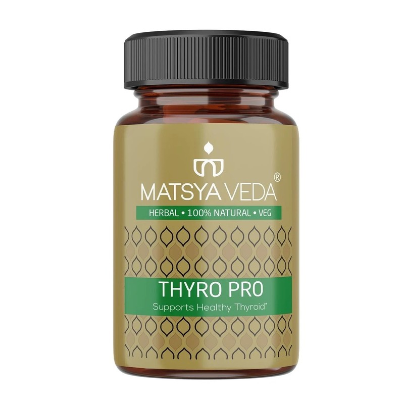 Matsya Veda Thyro-Pro 60 Capsules – Supports Healthy Thyroid Function Naturally