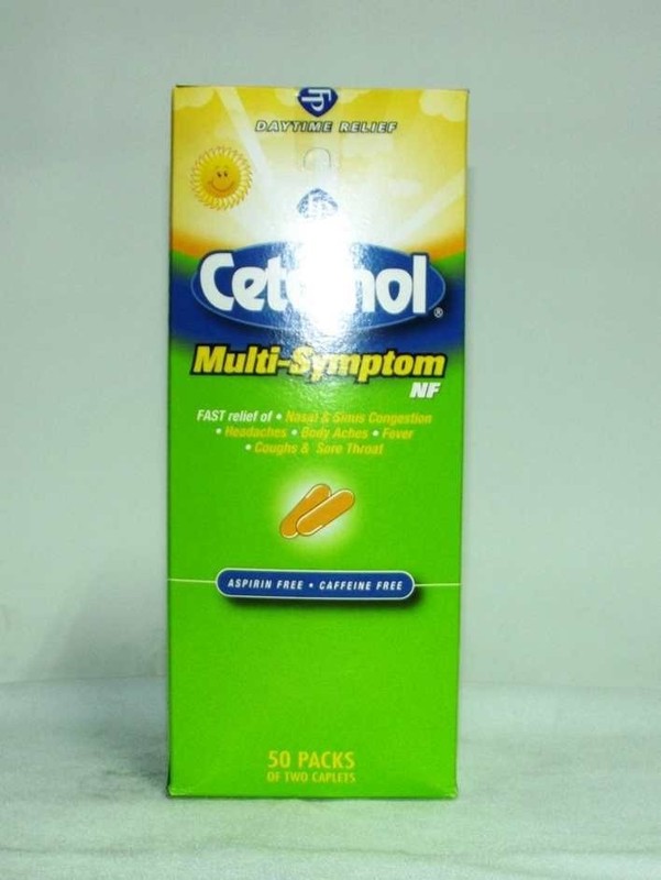 Cetamol Cold and Flu Daytime Relief 50 Sachets Each – 100 Caplets