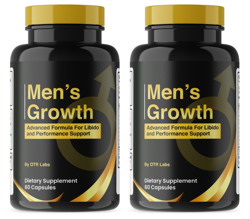 Mens Growth Advanced Formula Male Health & Performance Supplement 120 Capsules