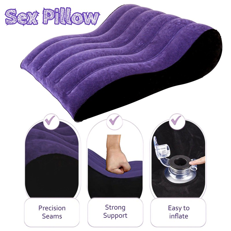 Toughage Sex Pillow Inflatable Sofa Bed Love Position Aid Wedge Cushion Couples