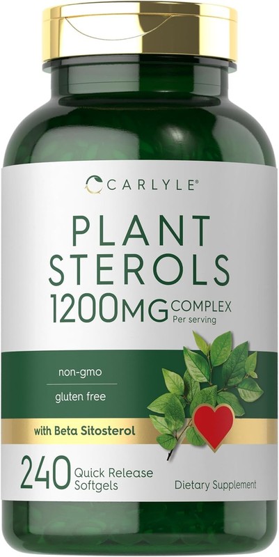 Carlyle Plant Sterols 1200 mg | 240 Ultra Potent Softgel Capsules | Non-GMO…