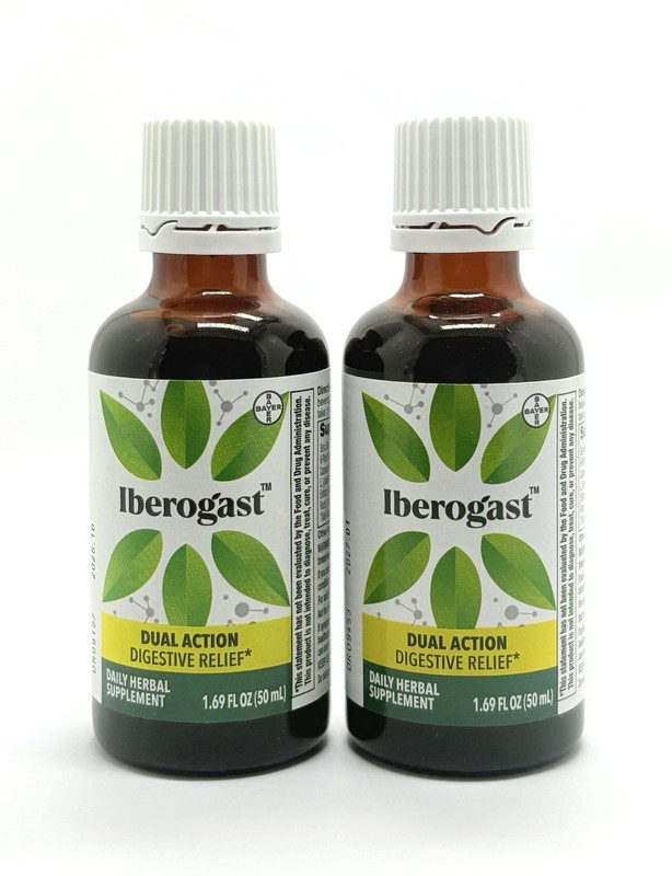 (2) Iberogast Dual Action Digestive Relief 1.69 oz LIQUID DROPS EXP 10/2026+ gallery