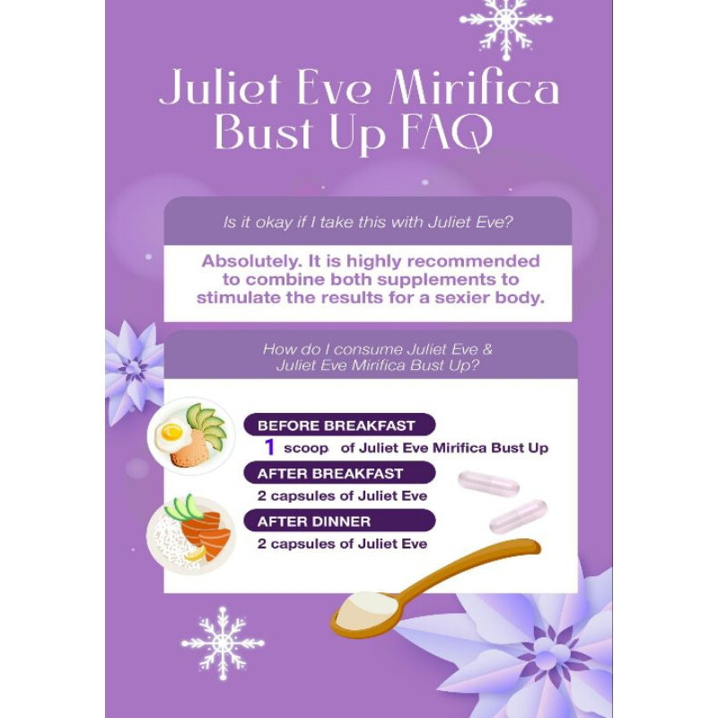 JULIET EVE Mirifica Bust Up 3X Breast Butt Firm Enhancer by Satin Skinz DHL SHIP gallery