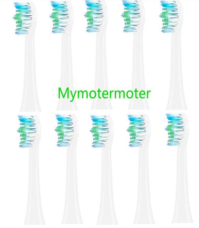 10x Toothbrush Heads compatible with 7MAGIC D26 -BIG DIPPER MY NEW