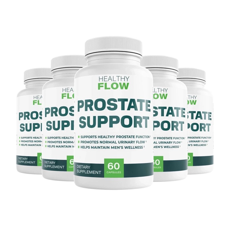 (5 Pack) Healthy Flow Prostate Support Advanced Supplement Formula 300 Capsules