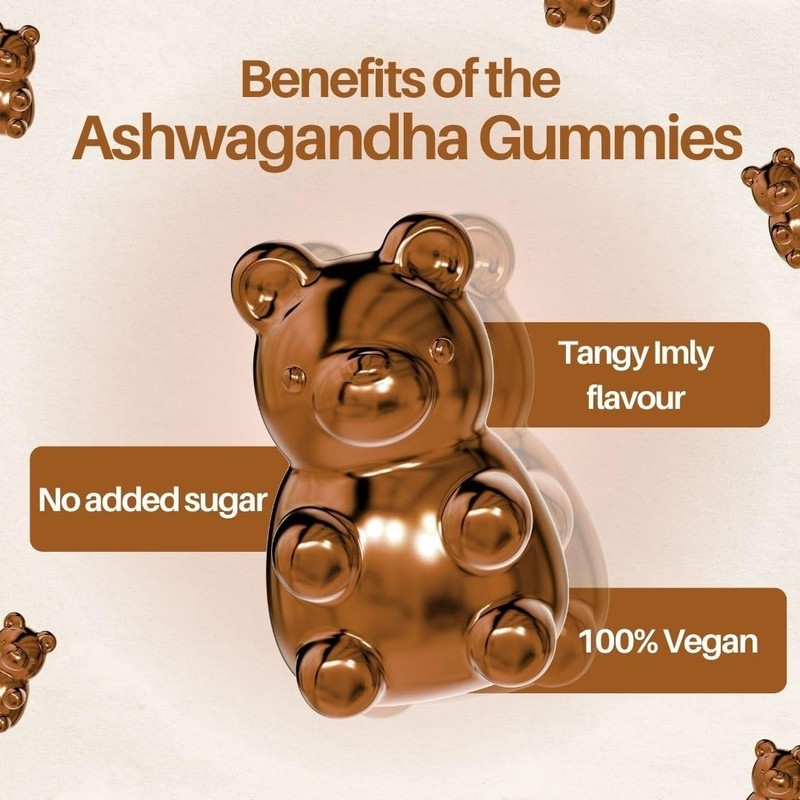 LivS.pring Ashwagandha Gummies 300mg Tamarind 30 Count gallery