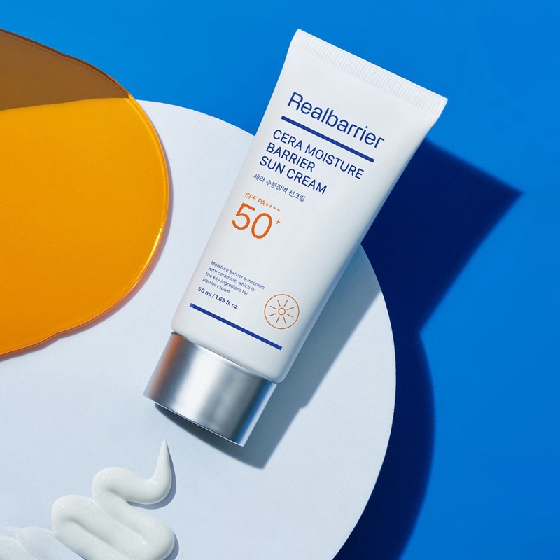 REAL BARRIER Cera Moisture Barrier Sun Cream 1,69oz / 50ml SPF50+ K-Beauty gallery