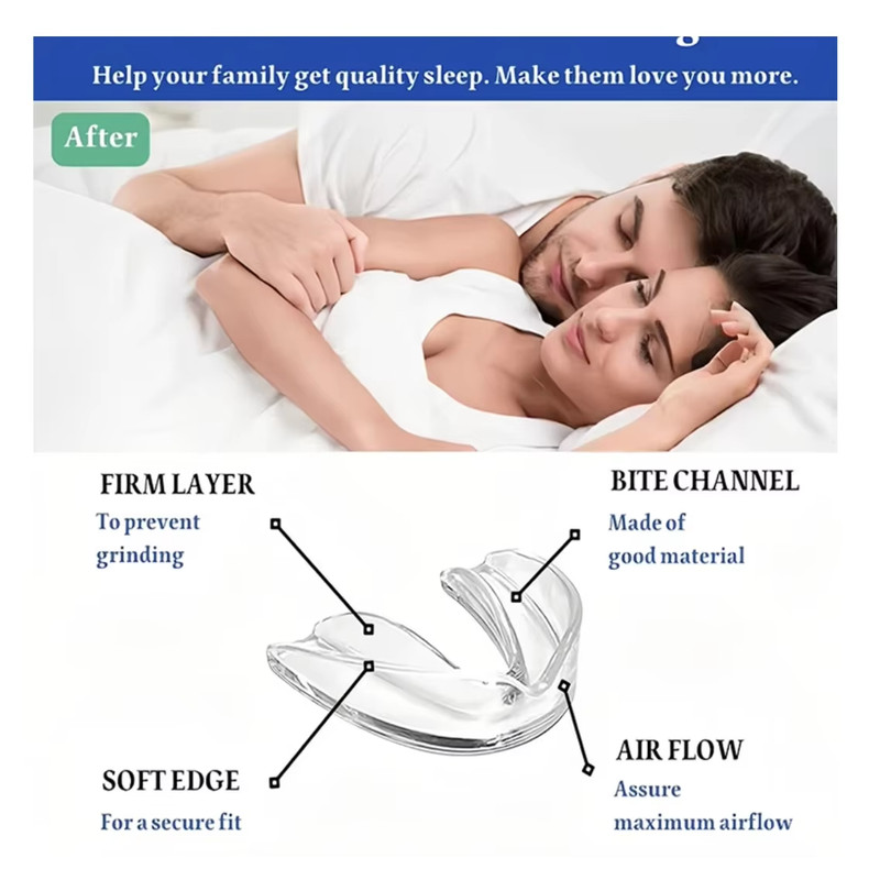 Gratulor - Custom-Fit Dental Night Mouth Guard for Teeth Grinding Clenching ** gallery