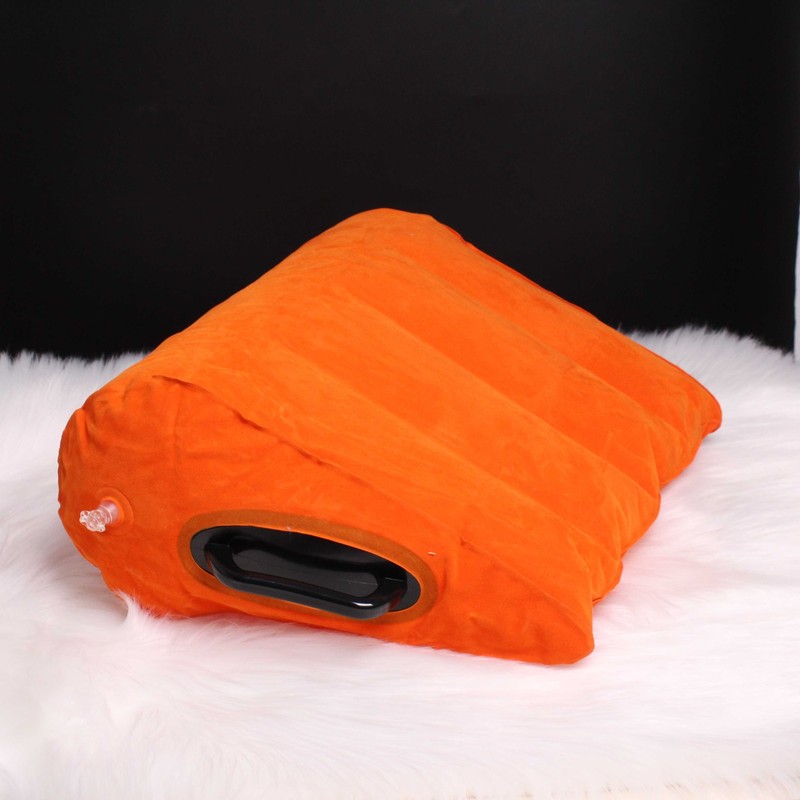 Inflatable Sex Pillow Wedge Position Aid Cushion Triangle Couples Love Enhancer