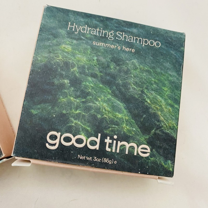 Good Time Hydrating Shampoo Bar Plastic Free Vegan Made in USA Summer’s Here gallery
