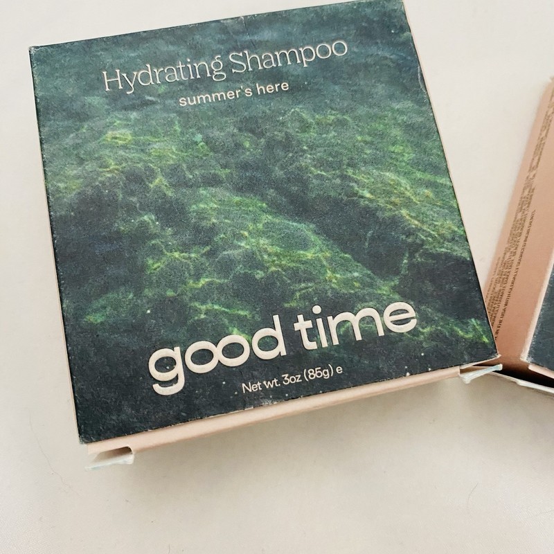 Good Time Hydrating Shampoo Bar Plastic Free Vegan Made in USA Summer’s Here gallery