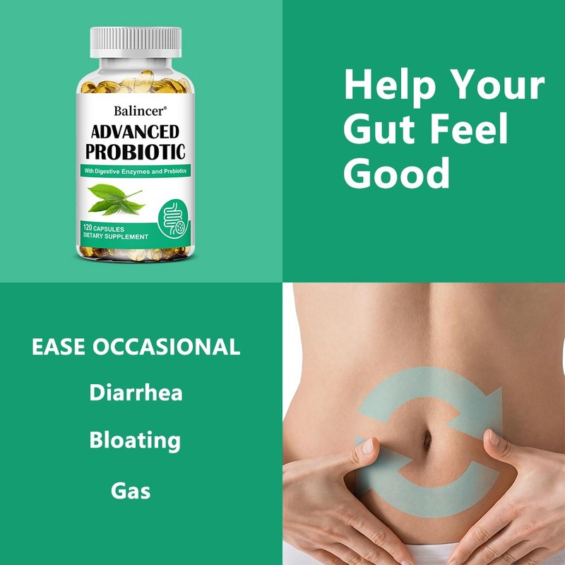 Contains prebiotic and probiotic capsules to support gut and digestive health gallery
