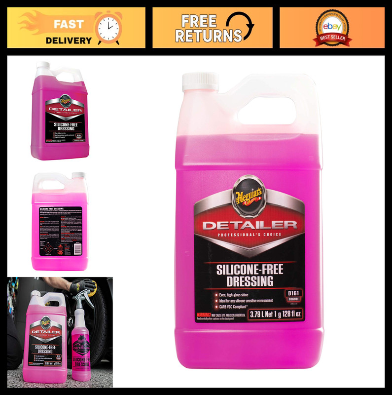 Silicone-Free Dressing for Cars – 1 Gallon Automotive Interior & Exterior Shine