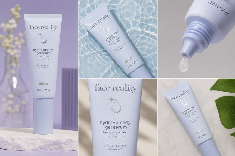Face Reality HydraRemedy Gel Serum 1.7 fl oz / 50ml Hydrating Soothing Acne-Safe gallery