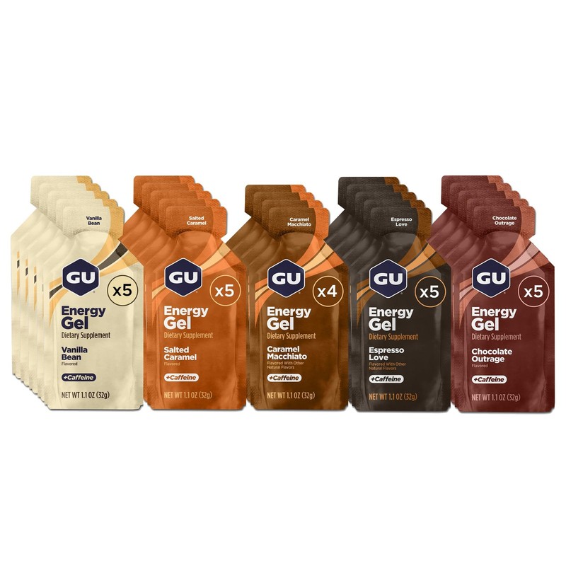 Energy Gel GU Original Sports Nutrition Vegan Gluten Free 24 Count
