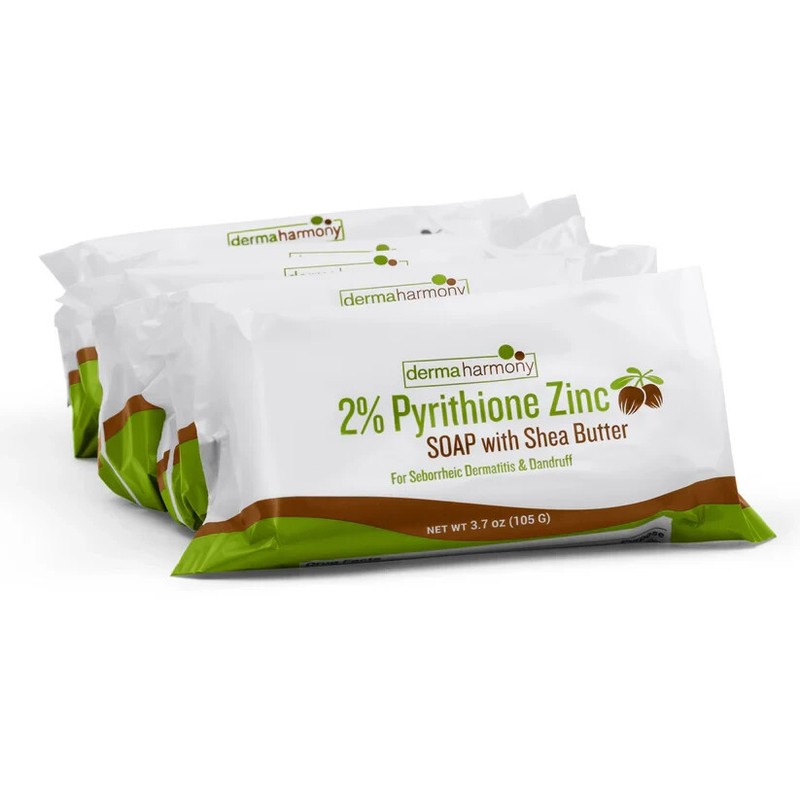 2% Zinc Pyrithione (ZNP BAR) Shea Butter Soap 3.7 oz (5 Bars)