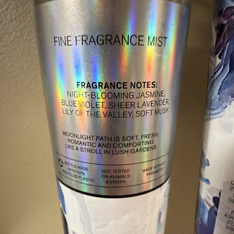 Bath & Body Works Moon Light Path Mist & Body Cream Set 8 oz Floral gallery