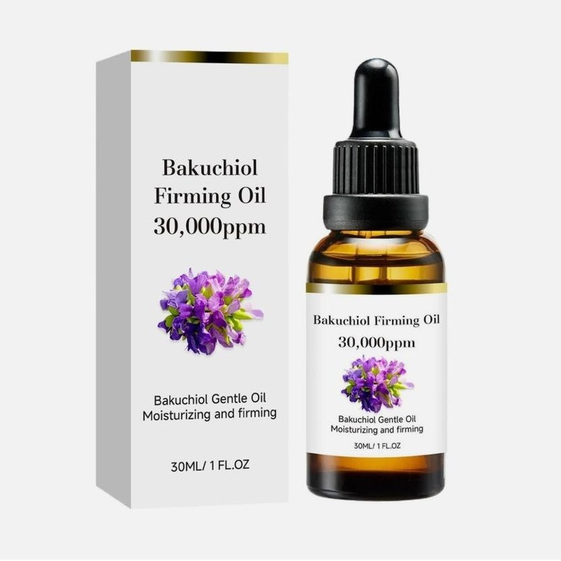 Bakuchiol Oil Organic Cold Pressed 30000PPM Hydrating Firming Facial Skin Care