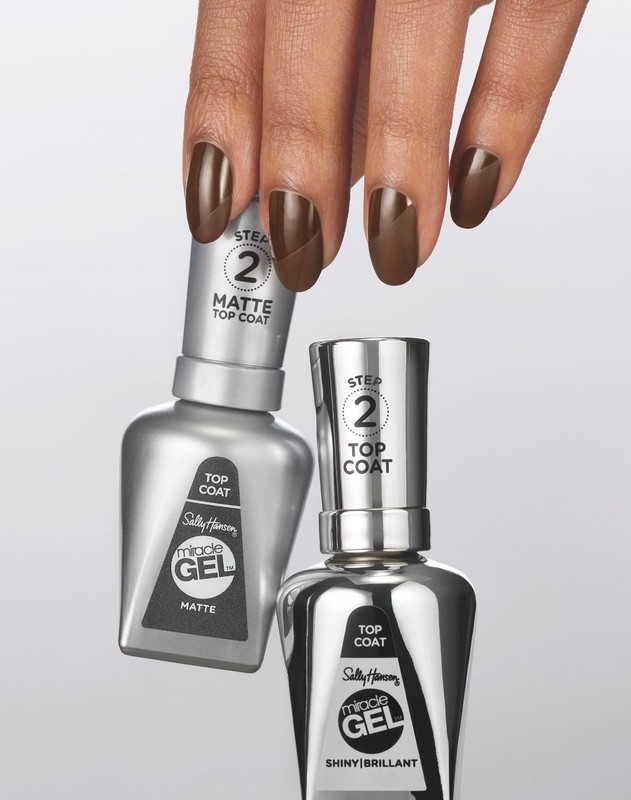 Long Lasting Shiny Top Coat, Gel-Like Nail Polish, No UV Lamp Needed, Clear Fini gallery
