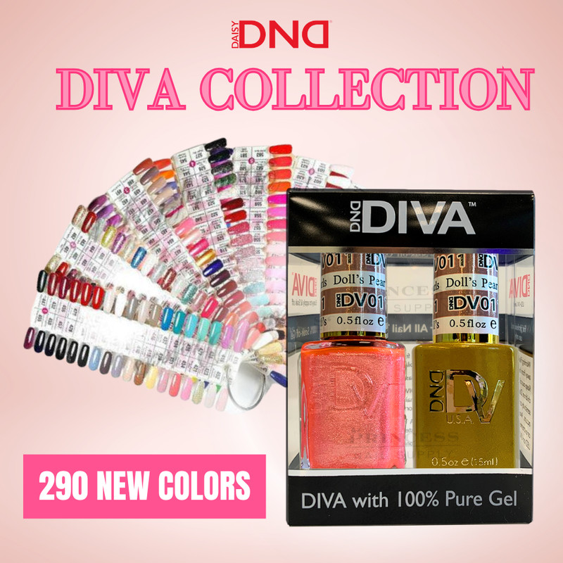 DND DUO DIVA COLLECTION MATCHING GEL & LACQUER #1-250 *PART 1 – Pick Any*