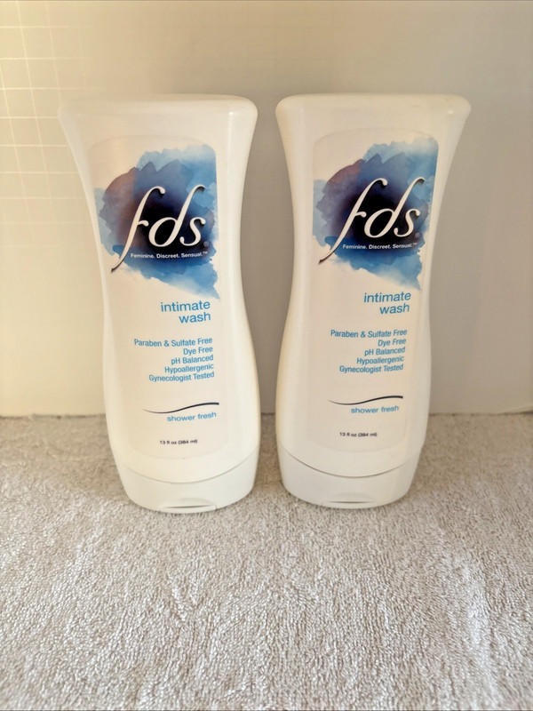 FDS Intimate wash Shower Fresh 13 FL oz Pack of 2 Rare Discontinued