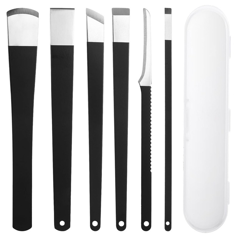 6 Pcs Ingrown Toenail Tool, Foot Callus Remover Tool With A Storage Box